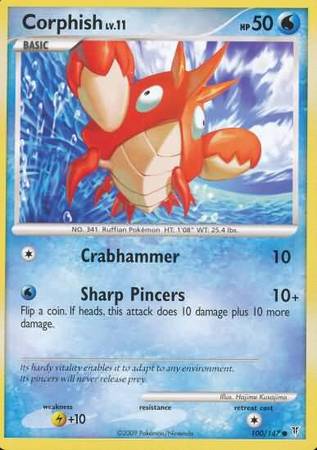 Corphish - 100/147 - Common available at 401 Games Canada