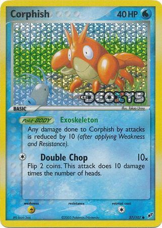 Corphish - 57/107 - Common - Reverse Holo available at 401 Games Canada