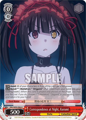 Correspondence at Night, Kurumi - DAL/W99-E064 - Common available at 401 Games Canada