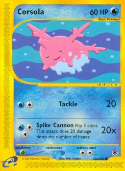 Corsola - 102/165 - Common available at 401 Games Canada