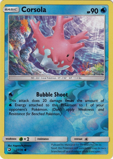 Corsola - 27/70 - Common - Reverse Holo available at 401 Games Canada