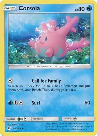 Corsola - 36/149 - Uncommon available at 401 Games Canada