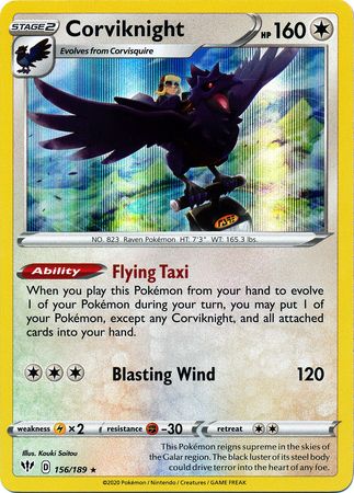 Corviknight - 156/189 - Holo Rare available at 401 Games Canada