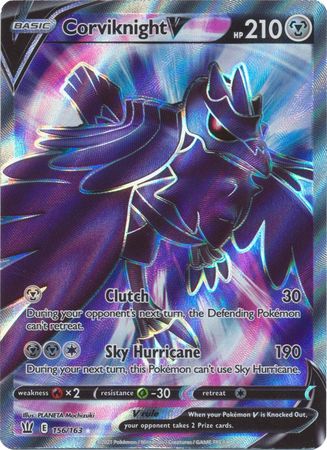 Corviknight V - 156/163 - Full Art Ultra Rare available at 401 Games Canada