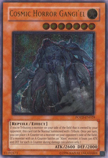 Cosmic Horror Gangi'el - POTD-EN029 - Ultimate Rare - Unlimited available at 401 Games Canada