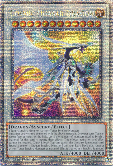 Cosmic Quasar Dragon - DUNE-EN037 - Quarter Century Secret Rare - 1st Edition available at 401 Games Canada