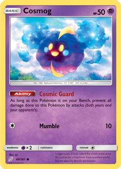 Cosmog - 69/181 - Common available at 401 Games Canada