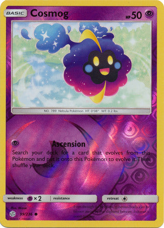 Cosmog - 99/236 - Common - Reverse Holo available at 401 Games Canada