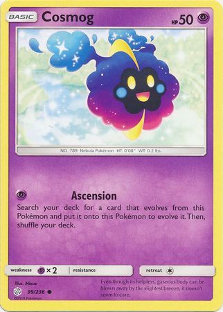 Cosmog - 99/236 - Common available at 401 Games Canada