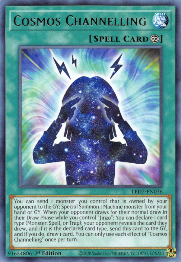 Cosmos Channelling - LED7-EN036 - Rare - 1st Edition available at 401 Games Canada