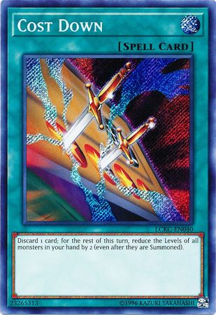 Cost Down - LCKC-EN040 - Secret Rare - Unlimited available at 401 Games Canada