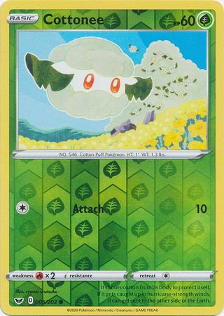 Cottonee - 005/202 - Common - Reverse Holo available at 401 Games Canada