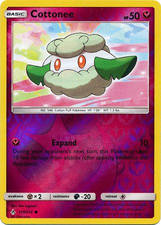 Cottonee - 139/214 - Common - Reverse Holo available at 401 Games Canada