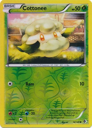 Cottonee - 14/149 - Common - Reverse Holo available at 401 Games Canada