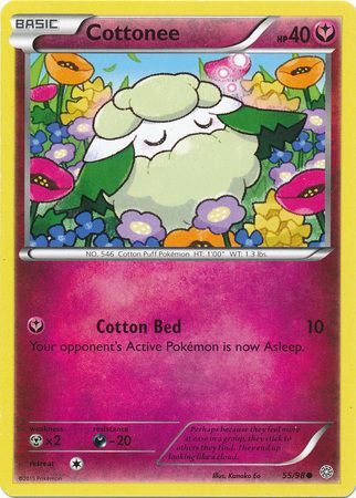 Cottonee - 55/98 - Common available at 401 Games Canada