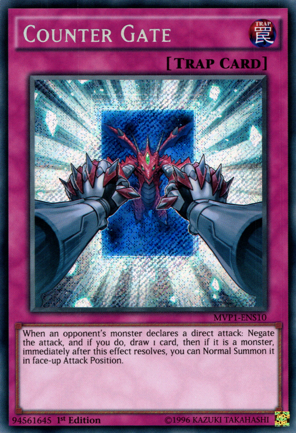 Counter Gate - MVP1-ENS10 - Secret Rare - 1st Edition available at 401 Games Canada