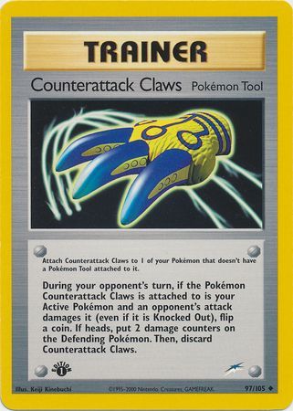 Counterattack Claws - 97/105 - Uncommon - 1st Edition available at 401 Games Canada