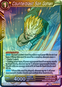 Counterblast Son Gohan - BT10-100 - Uncommon (FOIL) available at 401 Games Canada