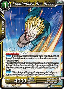 Counterblast Son Gohan - BT10-100 - Uncommon available at 401 Games Canada