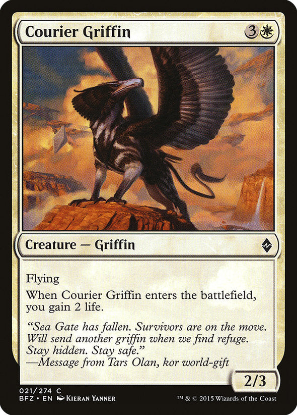 Courier Griffin (BFZ) available at 401 Games Canada