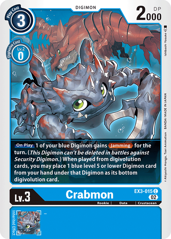 Crabmon - EX3-015 - Common available at 401 Games Canada