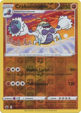 Crabominable - 085/198 - Uncommon - Reverse Holo available at 401 Games Canada