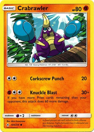 Crabrawler - 104/214 - Common available at 401 Games Canada