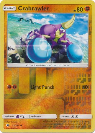 Crabrawler - 73/147 - Common - Reverse Holo available at 401 Games Canada