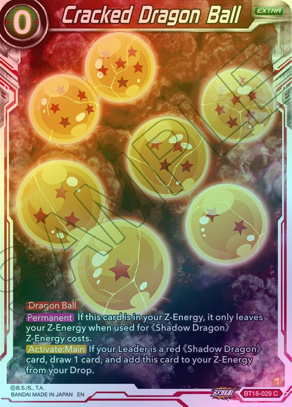 Cracked Dragon Ball - BT18-029 - Common (Foil) available at 401 Games Canada