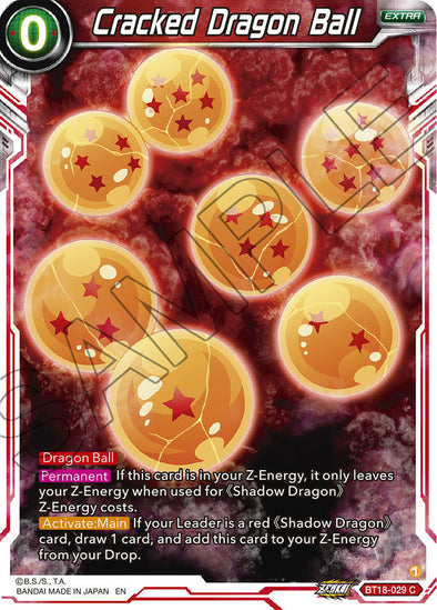 Cracked Dragon Ball - BT18-029 - Common available at 401 Games Canada