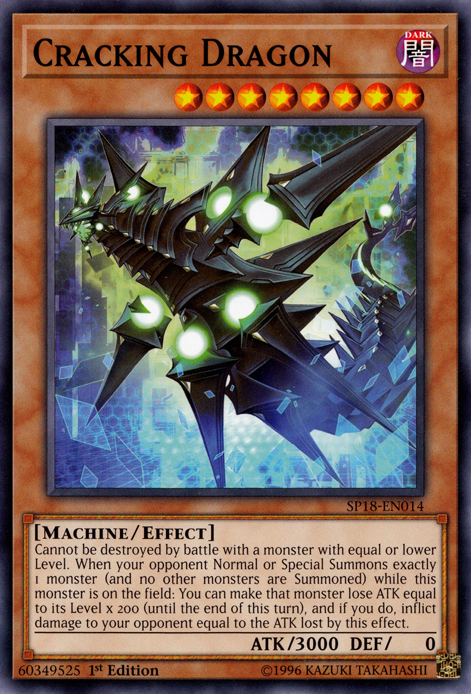 Cracking Dragon - SP18-EN014 - Common - 1st Edition available at 401 Games Canada