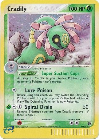 Cradily - 3/100 - Holo Rare available at 401 Games Canada