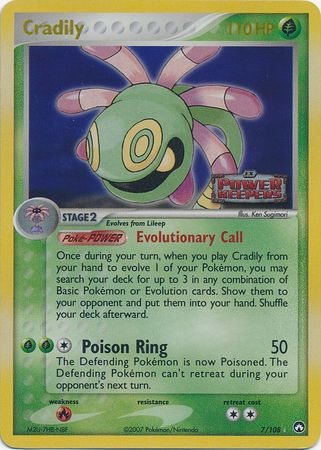 Cradily - 7/108 - Holo Rare - Reverse Holo available at 401 Games Canada