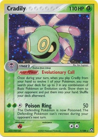 Cradily - 7/108 - Holo Rare available at 401 Games Canada