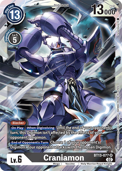 Craniamon - BT13-077 - Super Rare available at 401 Games Canada