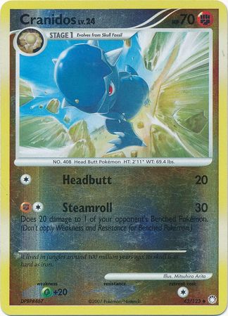 Cranidos - 43/123 - Uncommon - Reverse Holo available at 401 Games Canada