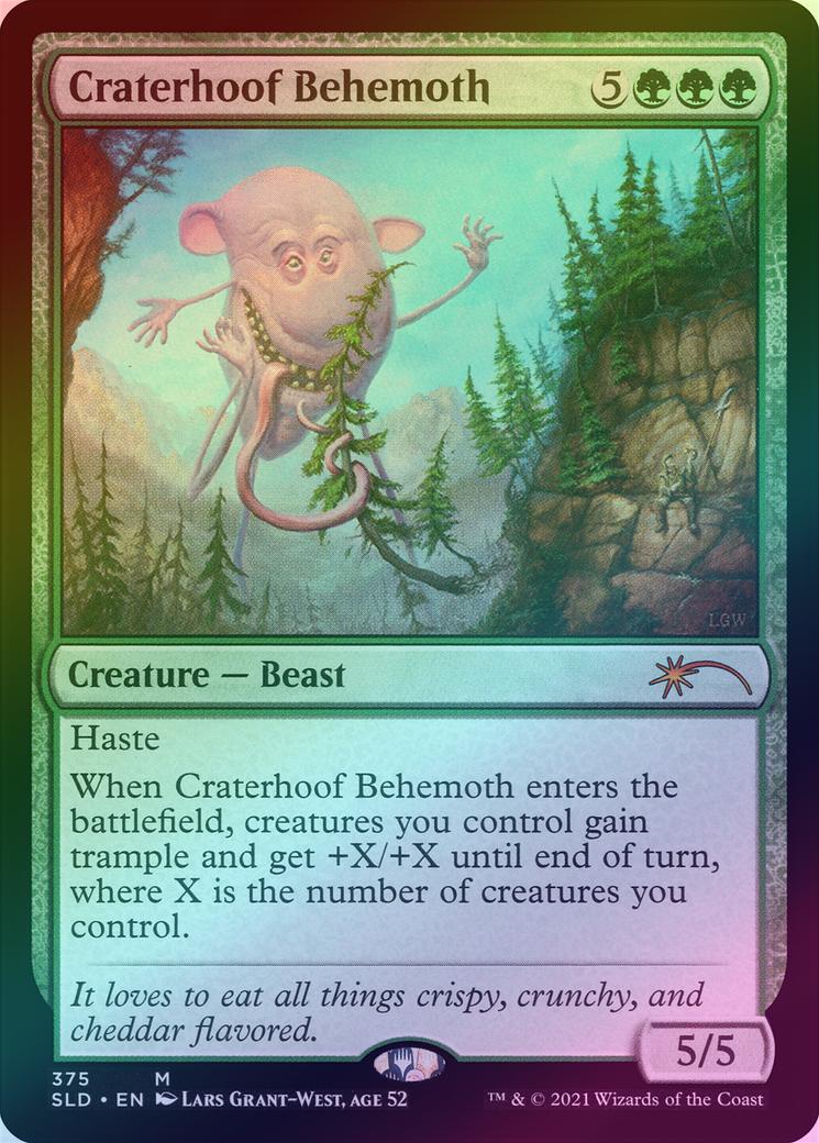 401 Games Canada - Craterhoof Behemoth - Extra Life 2021 Secret Lair (Foil)  (SLD)