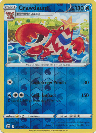 Crawdaunt - 033/172 - Uncommon - Reverse Holo available at 401 Games Canada