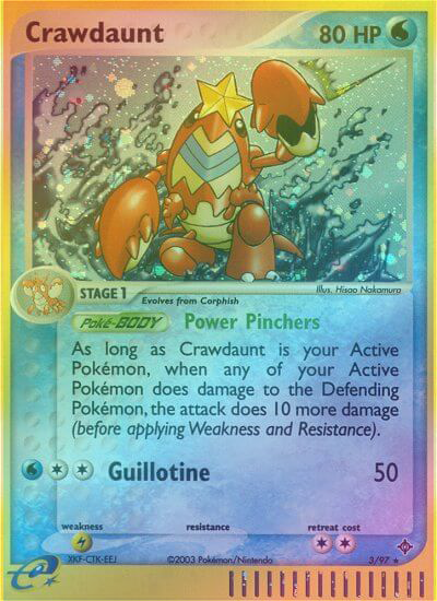 Crawdaunt - 3/97 - Holo Rare - Reverse Holo available at 401 Games Canada