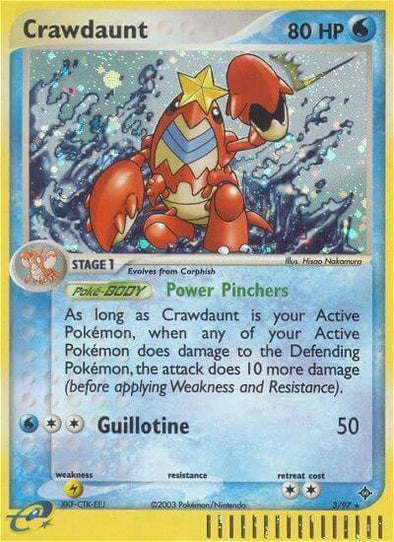 Crawdaunt - 3/97 - Holo Rare available at 401 Games Canada