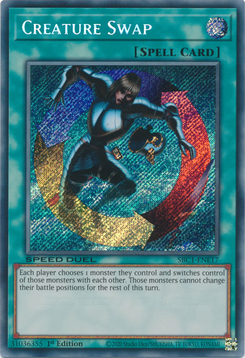 Creature Swap (Secret Rare) - SBC1-ENE17 - Secret Rare - 1st Edition available at 401 Games Canada