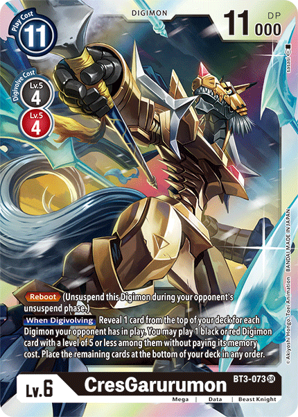 CresGarurumon - BT3-073 - Super Rare available at 401 Games Canada