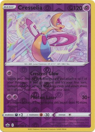 Cresselia - 064/198 - Holo Rare - Reverse Holo available at 401 Games Canada