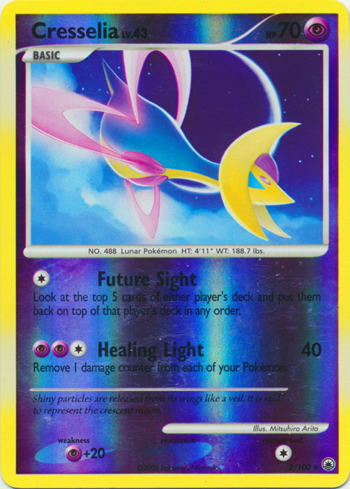 Cresselia - 2/100 - Holo Rare - Reverse Holo available at 401 Games Canada