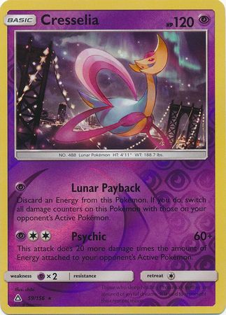 Cresselia - 59/156 - Holo Rare - Reverse Holo available at 401 Games Canada