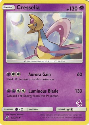 Cresselia (Mewtwo Stamped) - 087/236 - Promo available at 401 Games Canada