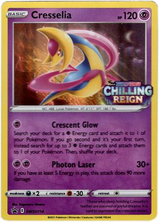 Cresselia - SWSH114 - Pre-Release Promo available at 401 Games Canada