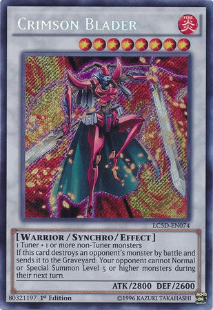 Crimson Blader - LC5D-EN074 - Secret Rare - 1st Edition available at 401 Games Canada