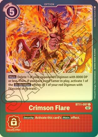 Crimson Flare (Foil) - BT11-097 - Common available at 401 Games Canada