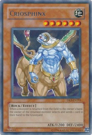 Criosphinx - DR3-EN193 - Rare available at 401 Games Canada